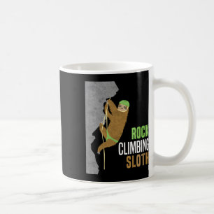 Rock Climbing Sloth Rock Climbers Funny Gift Cute Coffee Mug