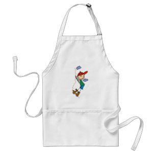 Rock Climbing Stick Figure Standard Apron