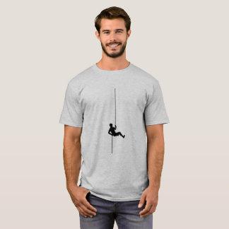 Rock Climbing T-Shirt Climber Rope Mountain Climb