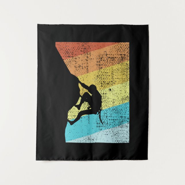 Rock Climbing Tapestry (Front)