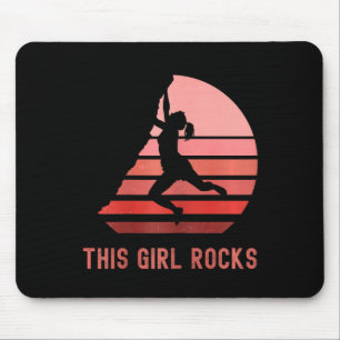 Rock Climbing, This Girl Rocks, Bouldering, Mounta Mouse Pad