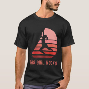 Rock Climbing, This Girl Rocks, Bouldering, Mounta T-Shirt