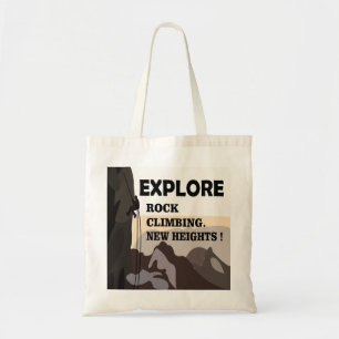 Rock Climbing Tote Bag
