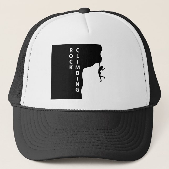Rock climbing trucker hat (Front)