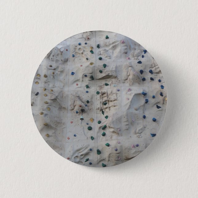 Rock Climbing Wall 6 Cm Round Badge (Front)