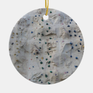 Rock Climbing Wall Ceramic Tree Decoration