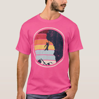 Rock climbing wall vintage T-Shirt