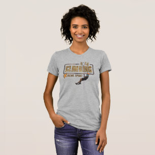 Rock Climbing   Women Slim Fit T-Shirt
