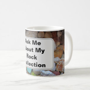 Rock Collection Nature Rockhound Colourful Stones Coffee Mug
