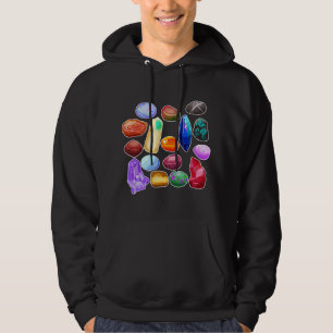 Rock Collector Colourful Rock Collection Minerals  Hoodie