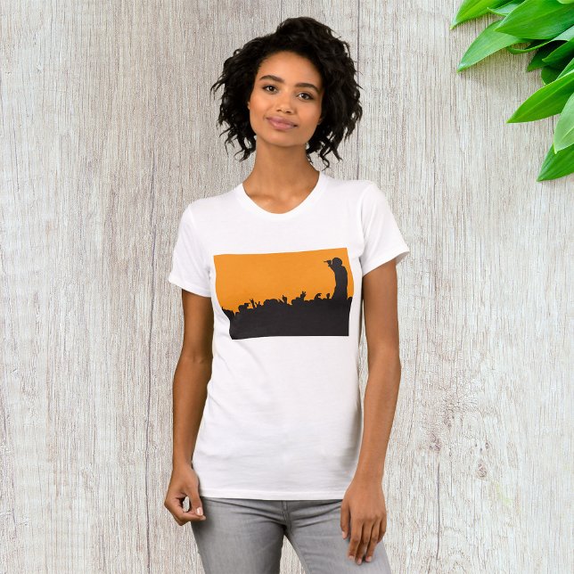 Rock Concert Crowd Silhouette Music Festival T-Shirt (Creator Uploaded)