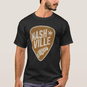 Rock & Country Music Lover Nashville Guitar Pick T-Shirt