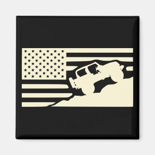 Rock Crawler American Flag  #USAPatriotGraphics  © Magnet