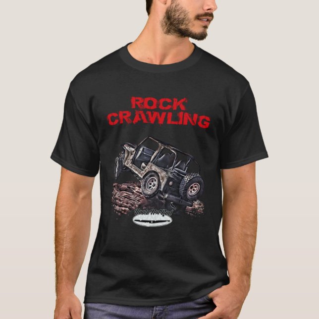 Rock Crawling Rock crawling Truck Sqare Body Squar T-Shirt (Front)