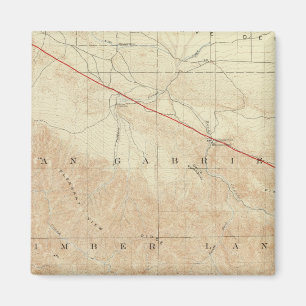 Rock Creek quadrangle showing San Andreas Rift Magnet
