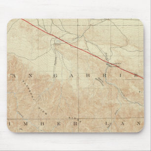 Rock Creek quadrangle showing San Andreas Rift Mouse Pad