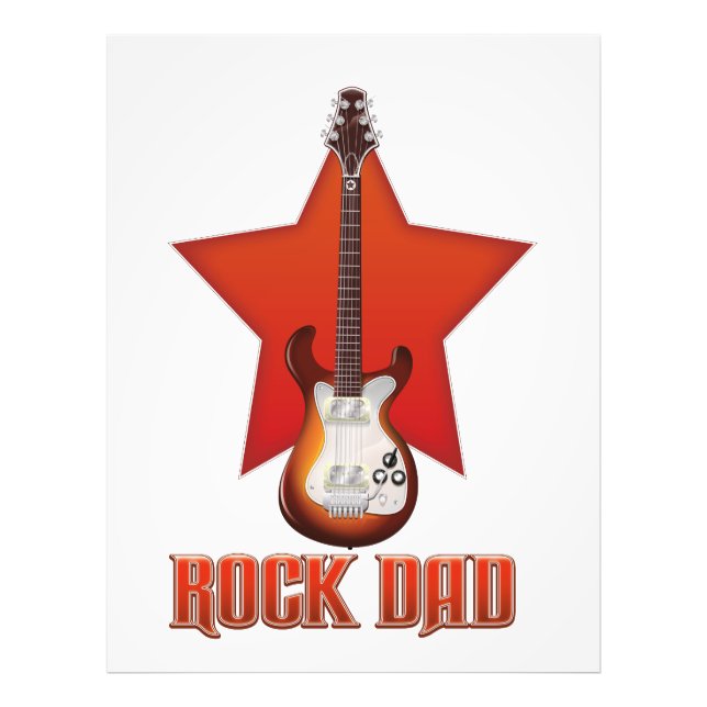 Rock DAD Photo Print (Front)