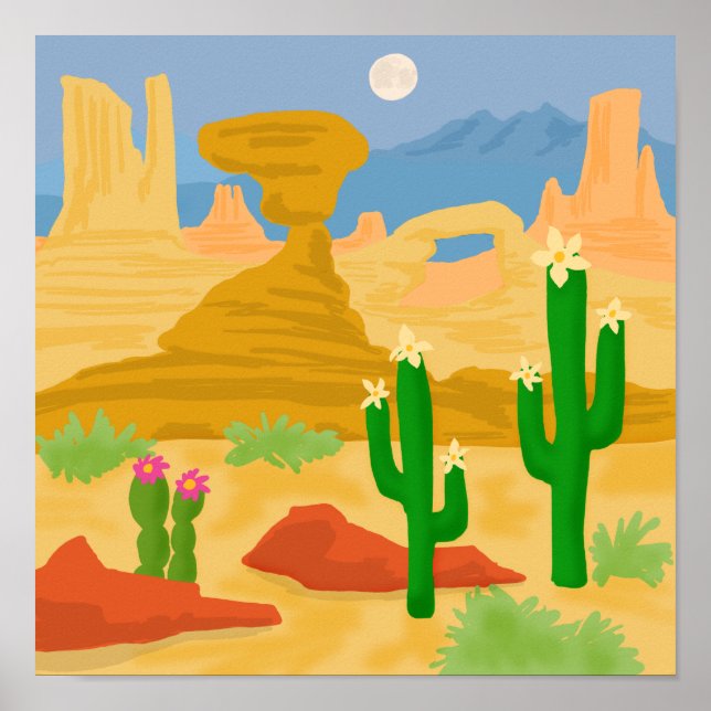 Rock Desert Poster (Front)