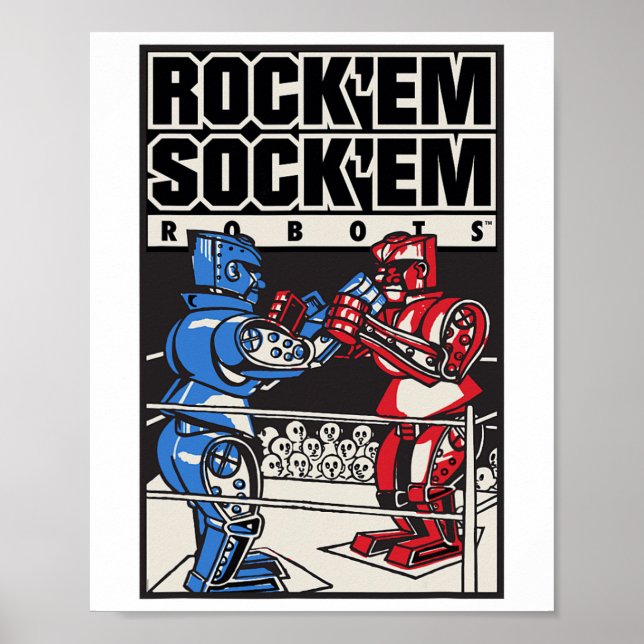 Rock em Sock em Robots Boxing Ring  Poster (Front)