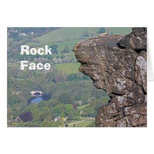 Rock Face card
