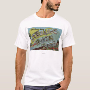 Rock Falls - Large Letter Scenes T-Shirt