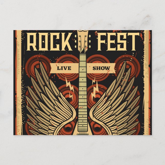 Rock fest postcard (Front)