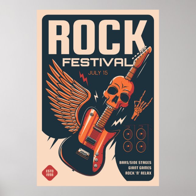 Rock festival poster (Front)