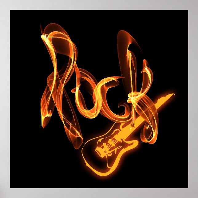 Rock fire sign (Front)