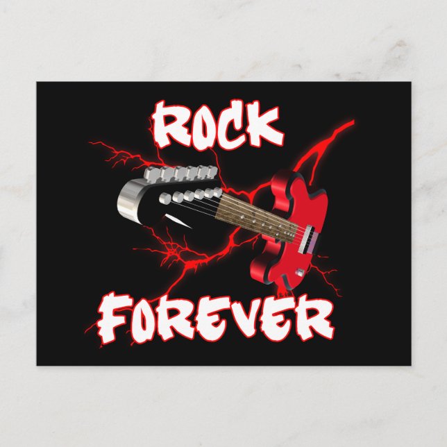 Rock forever postcard (Front)