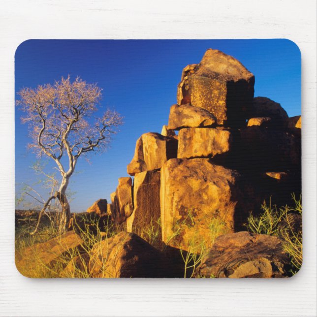 Rock Formation And Tree, Giant's Playground Mouse Pad (Front)