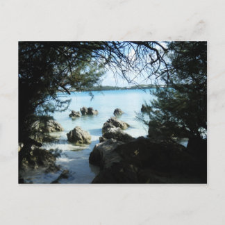 Rock formation at the Grotto Bay Postcard