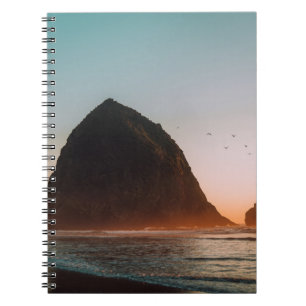 ROCK FORMATION IN OCEAN NOTEBOOK