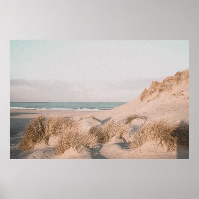 ROCK FORMATION ON BEACH POSTER (Front)