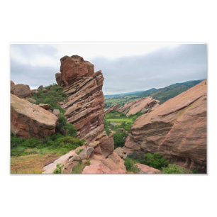 Rock Formations and Ranges Surrounding Red Rocks Photo Print