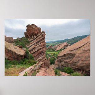 Rock Formations and Ranges Surrounding Red Rocks Poster