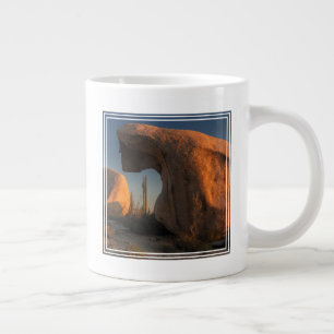 Rock Formations At Sunset Large Coffee Mug