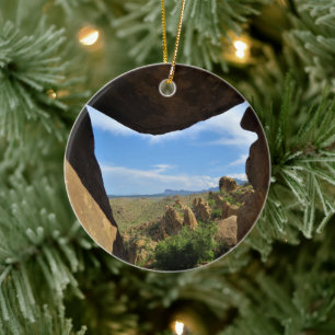Rock Formations, Big Bend National Park, TX Ceramic Ornament