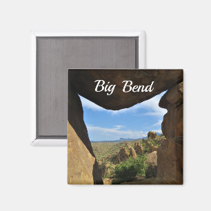 Rock Formations, Big Bend National Park, TX Magnet