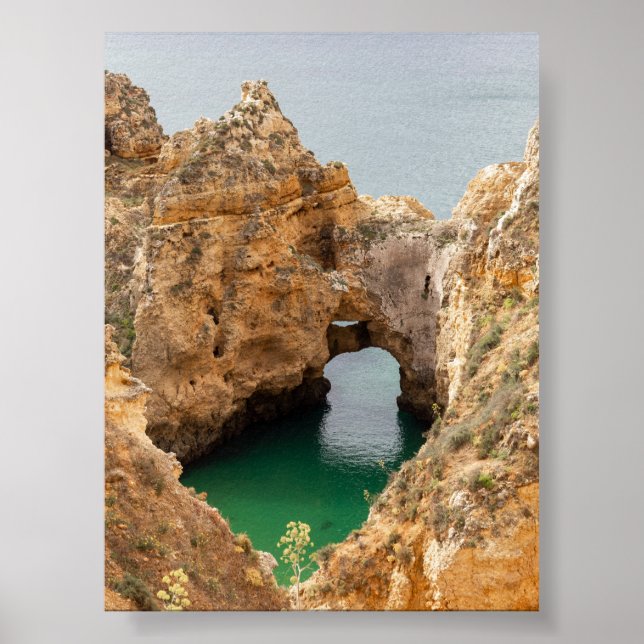 Rock formations in Algarve Poster (Front)