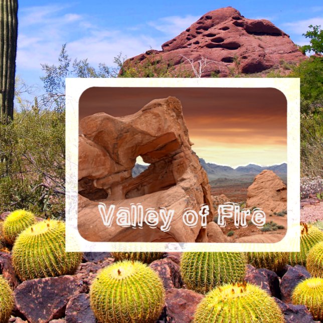 Rock Formations, Valley of Fire State Park, Nevada Magnet (Creator Uploaded)