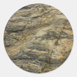 Rock from Joshua Tree Abstract Nature Classic Round Sticker