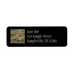 Rock from Joshua Tree Abstract Nature Photography Return Address Label
