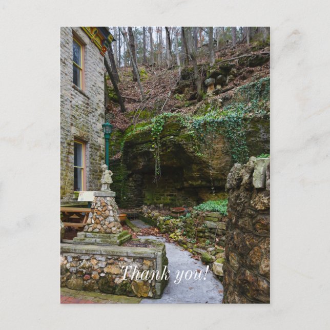 Rock Garden Patio Postcard (Front)
