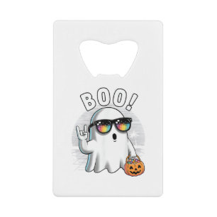 Rock Ghost Retro Halloween Pumpkin Funny Boo