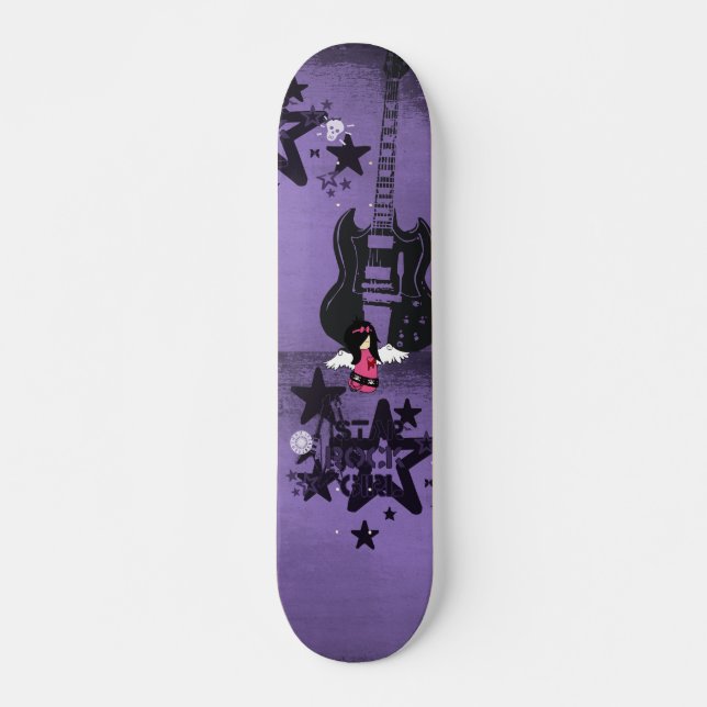 Rock Girl Skateboard (Front)