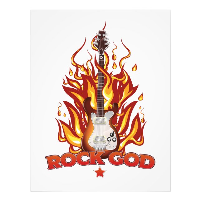 Rock God Photo Print (Front)