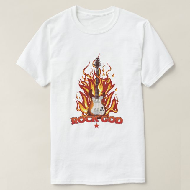 Rock God T-Shirt (Design Front)