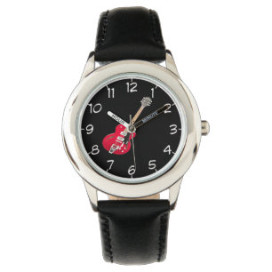 "Rock Guitar" design wrist watches