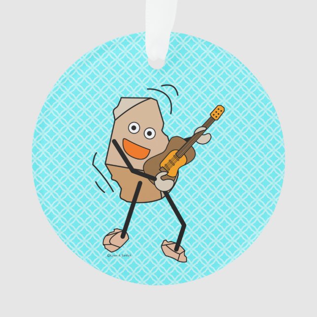 Rock Guitar Ornament (Front)