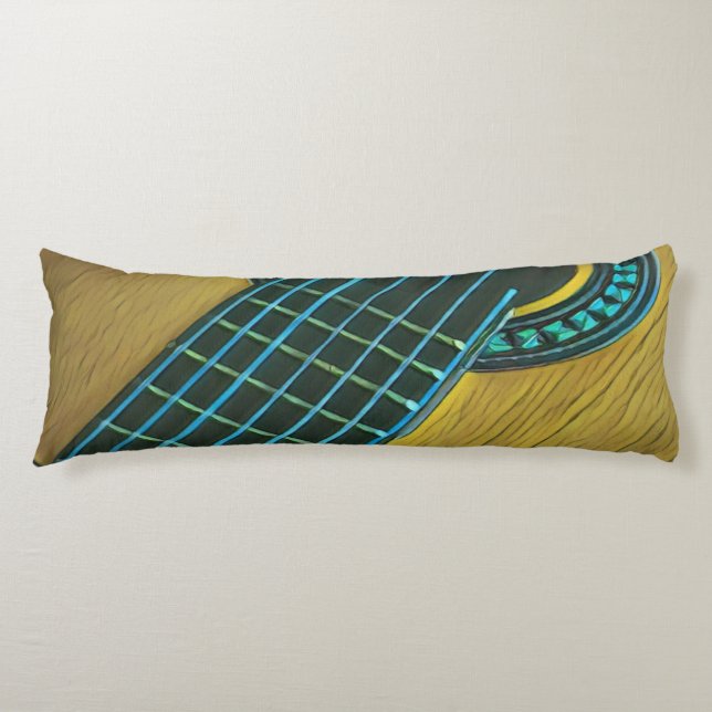 Rock guitar player body cushion (Front)